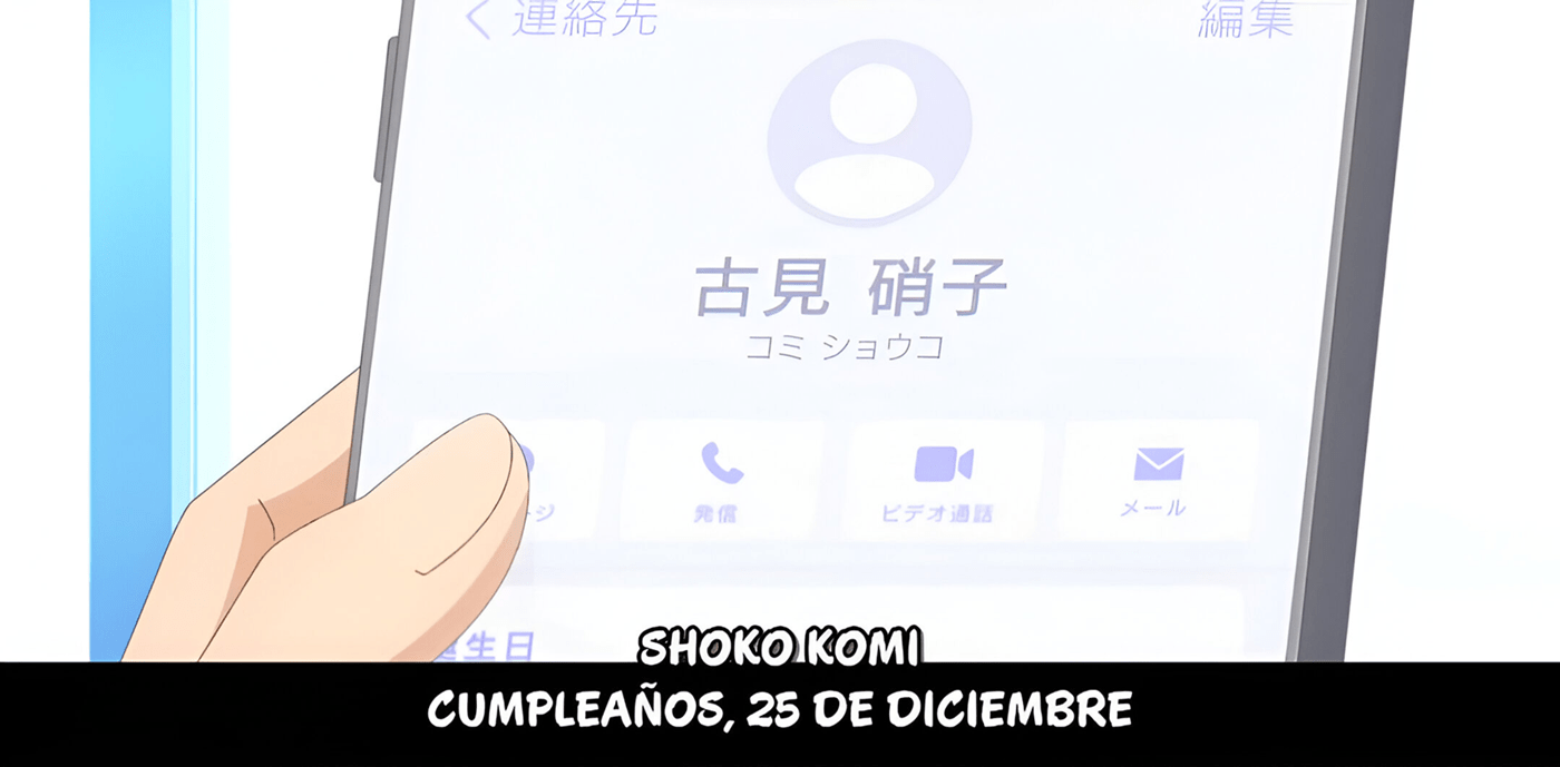 Los fans celebran el cumpleaños de Komi-san