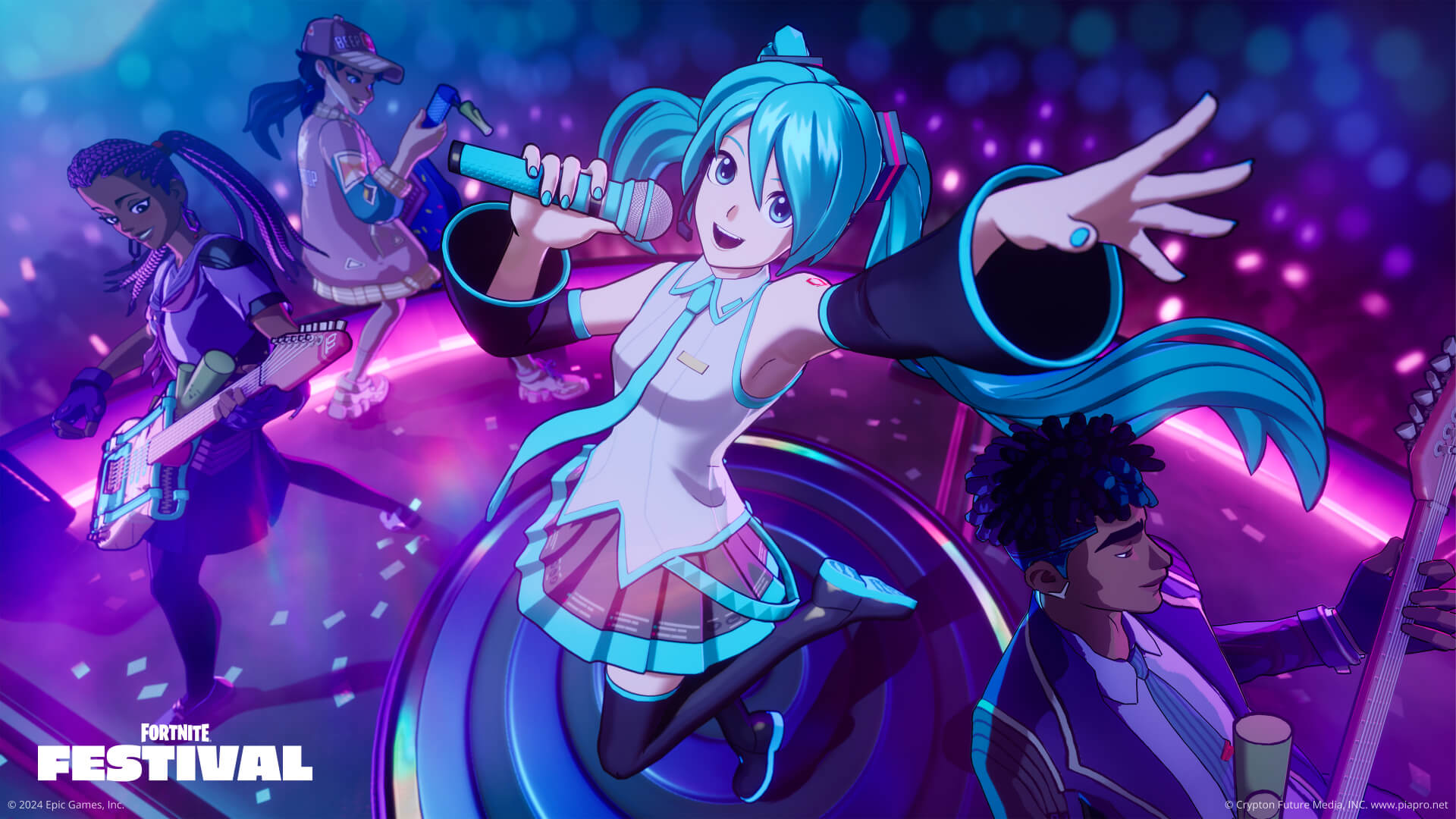 Hatsune Miku confirma su llega a Fortnite