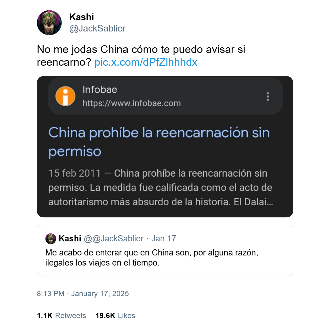 En China se prohibió la reencarnación